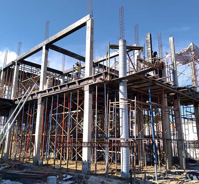 Thi công  xây dựng trọn gói nhà phố tại Long An