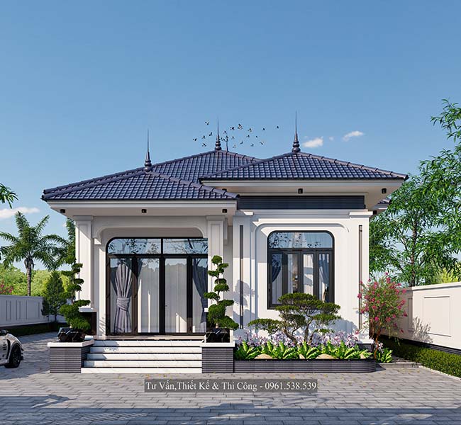 Nhà cấp 4 mái Nhật đẹp, hiện đại, sang trọng, ấn tượng