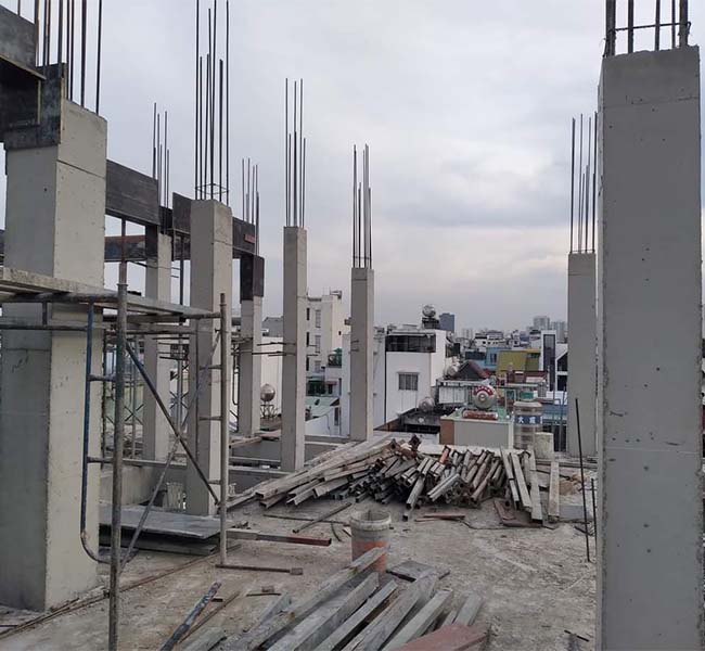 Thi công cột đúng kỹ thuật đảm bảo chất lượng