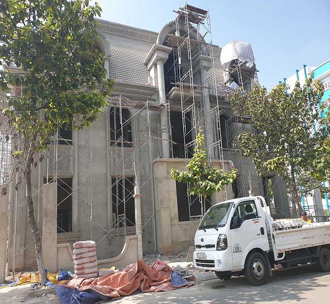 Thi Công biệt thự Tân cổ điển tại Vĩnh Long