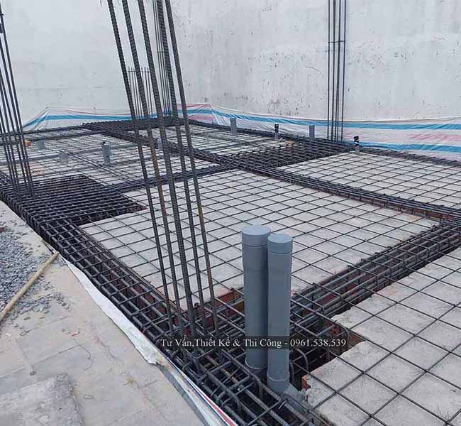 Thi công dầm móng trong xây dựng nhà phố